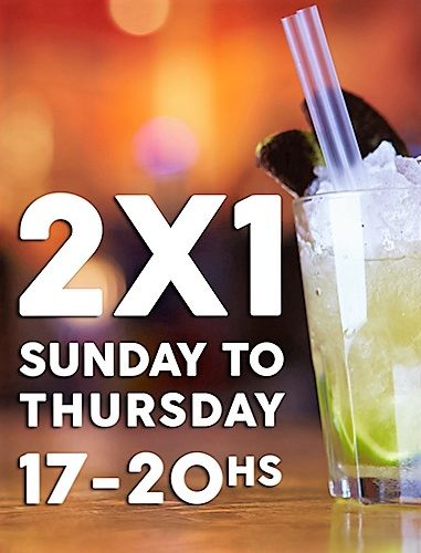 ¡2X1 para los amantes de los cocktails!