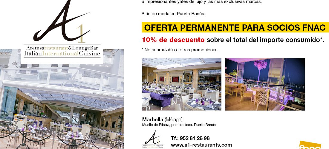 Promotion for Fnac partners: 10% off on the bill