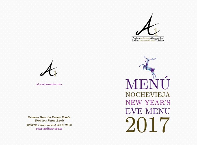 Nuestro Menú Especial de Nochevieja